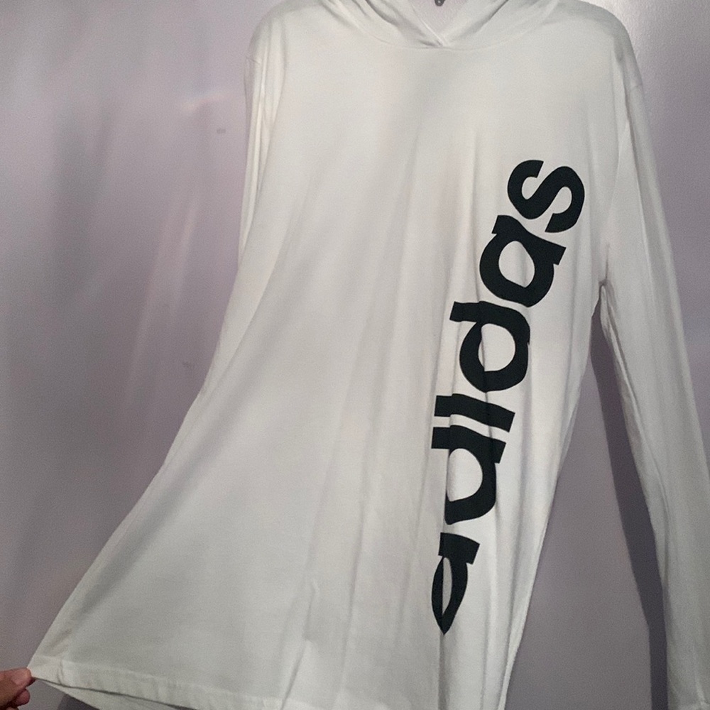 See-through and a thin Adidas hoodie